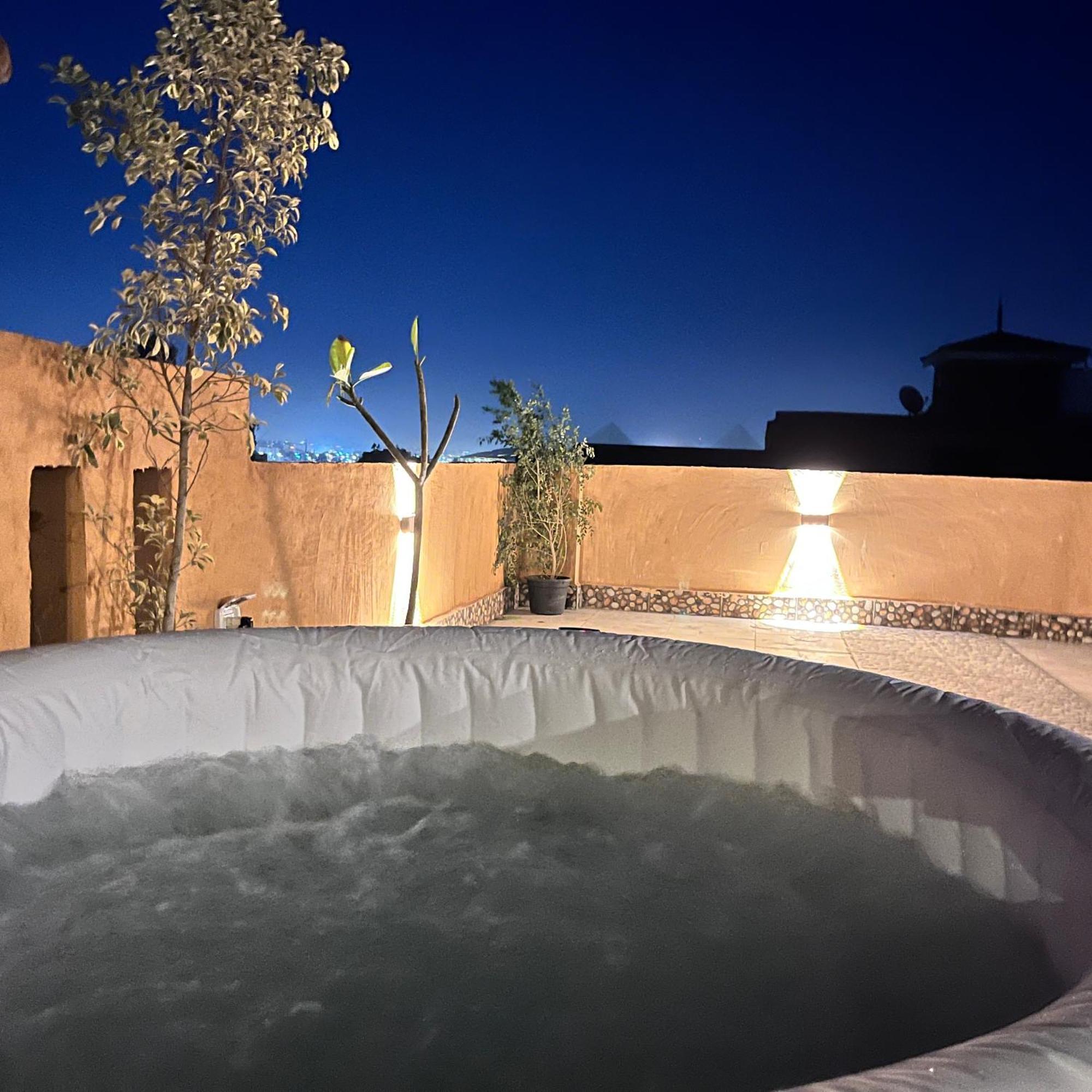 Апартаменты Boho Getaway With Pyramids View & Jacuzzi Giza Экстерьер фото